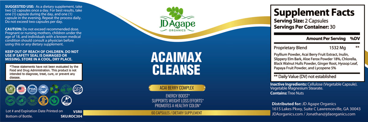 Acaimax Cleanse - Acai Berry Complex