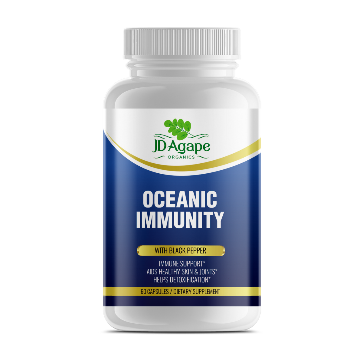 Oceanic Immunity - Irish Moss, Bladderwrack & Burdock with BioPerine